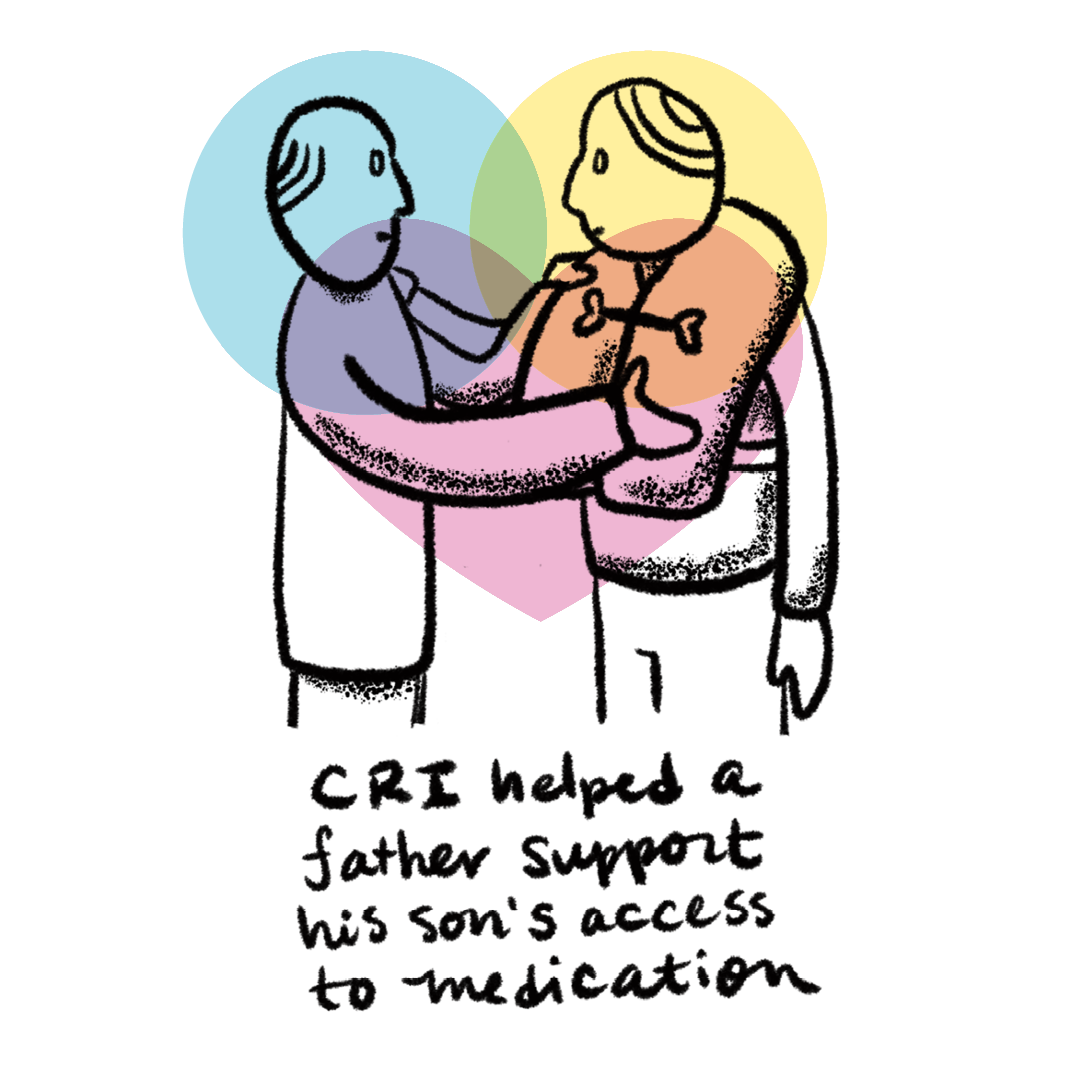 CRI helped a father support his son's access to medication